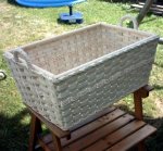 W�schekorb eckig mit Griffen